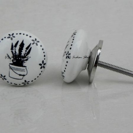 Flower Pot Flat Knob (1)